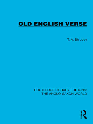 cover image of Old English Verse